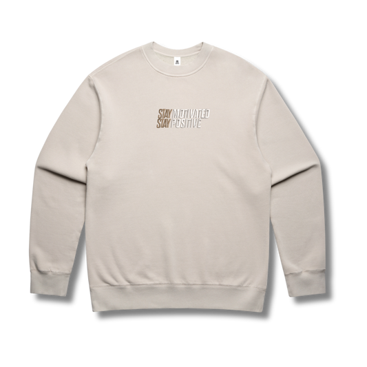 Stay Motivated Stay Positive Crew Neck