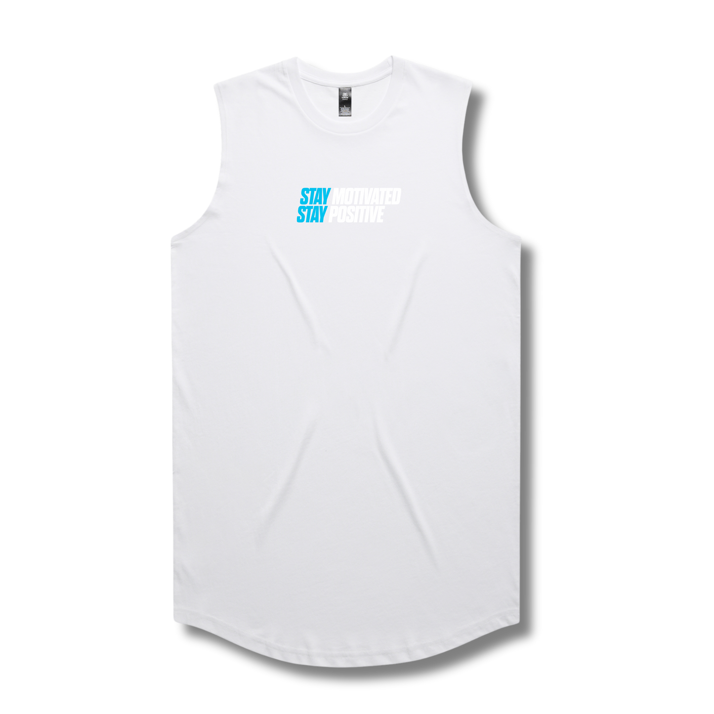 Curved Tank Top White SMSP