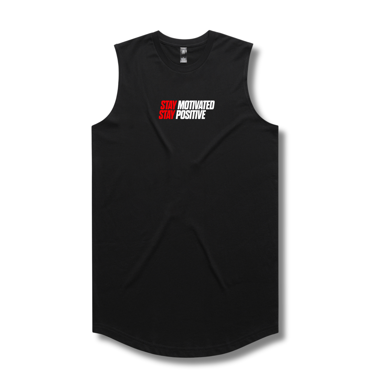 Curved Tank Top Black SMSP