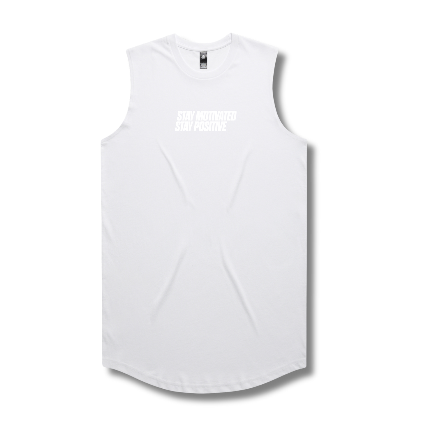 Curved Tank Top White SMSP