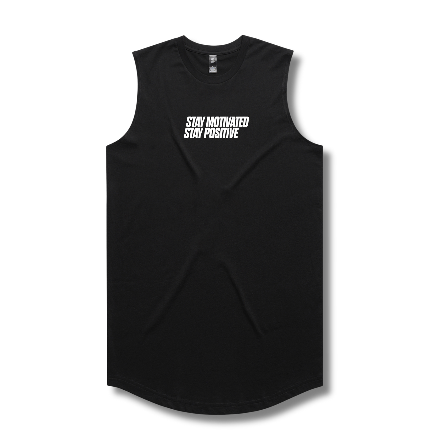 Curved Tank Top Black SMSP