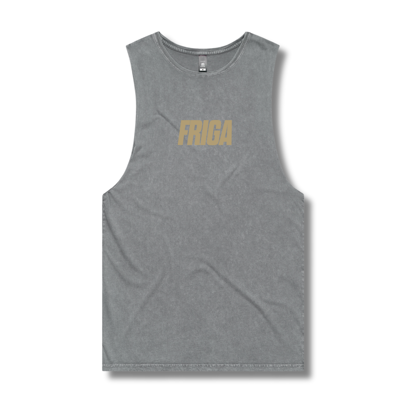 Stone Washed Tank Top Stone Grey Friga