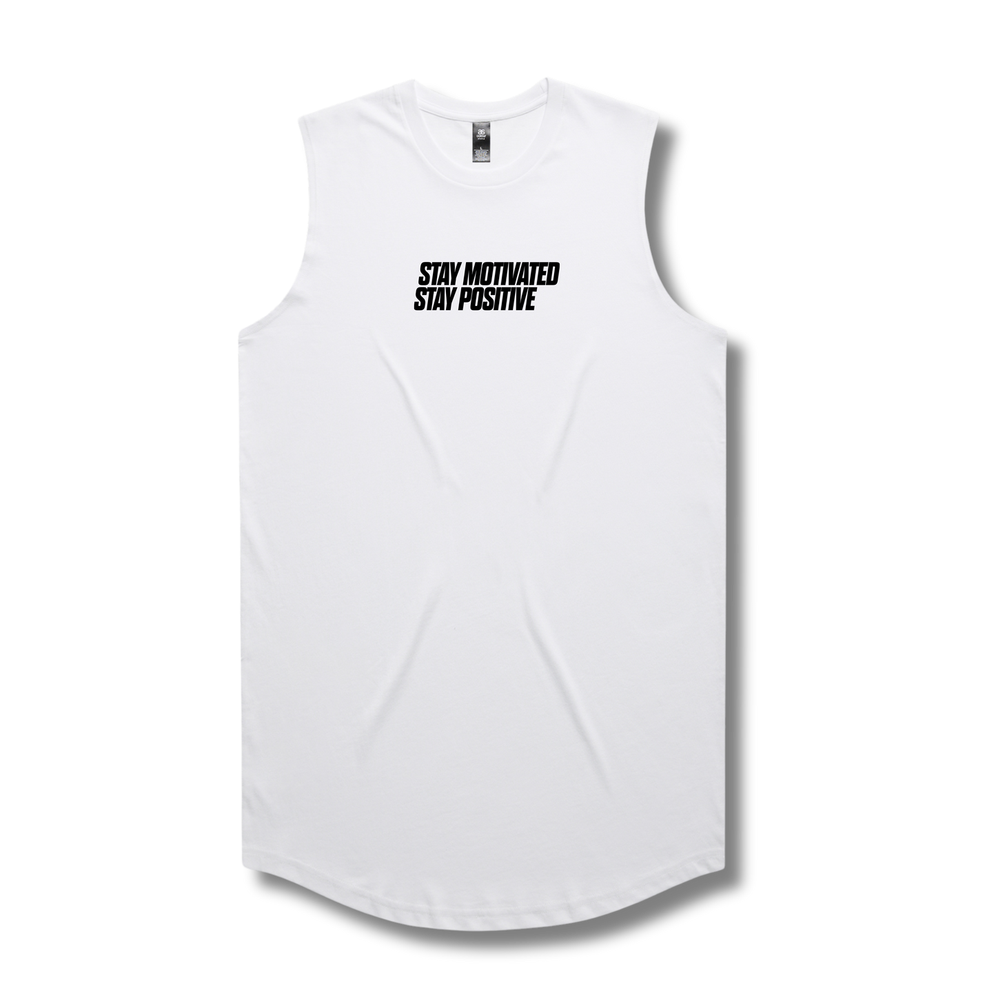 Curved Tank Top White SMSP