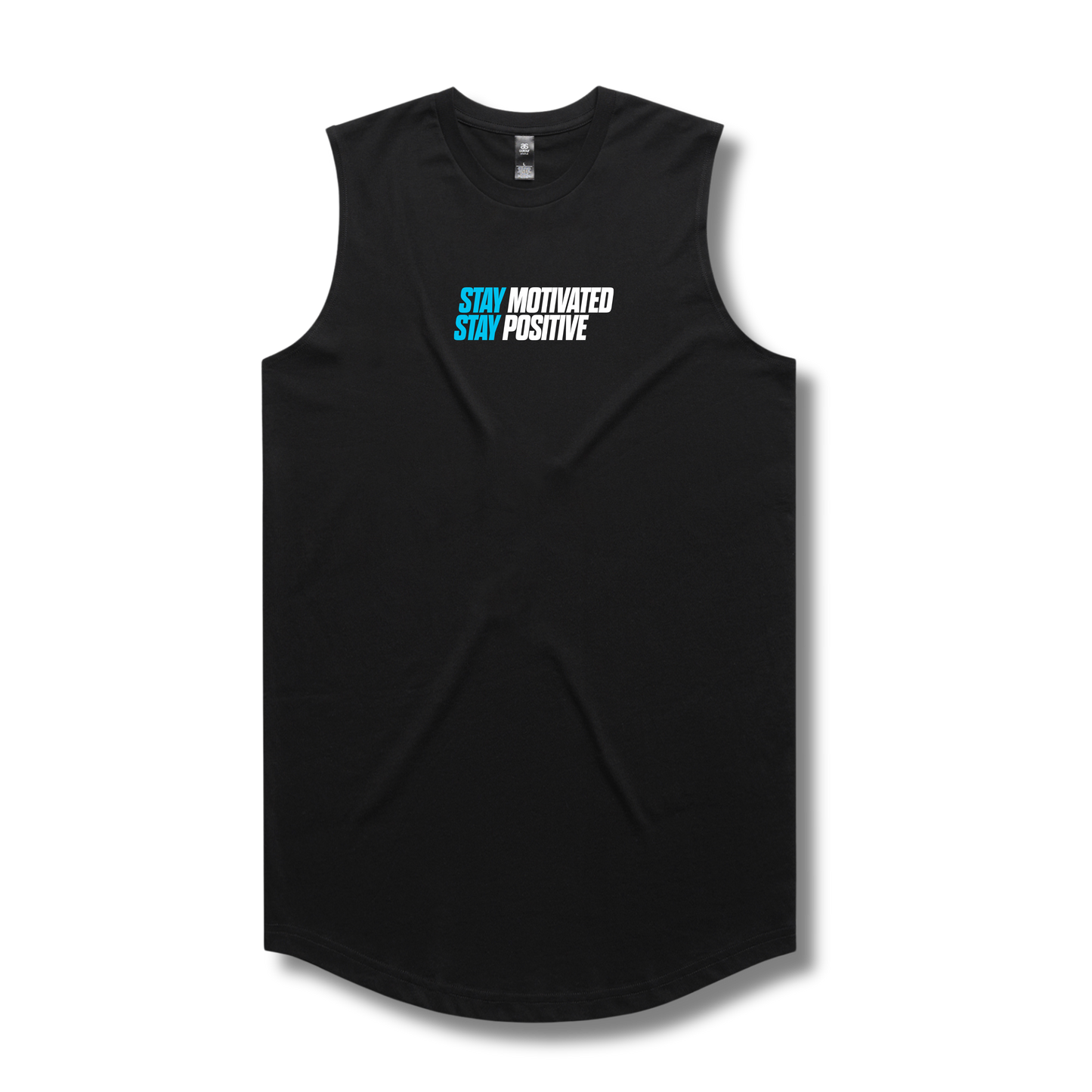 Curved Tank Top Black SMSP